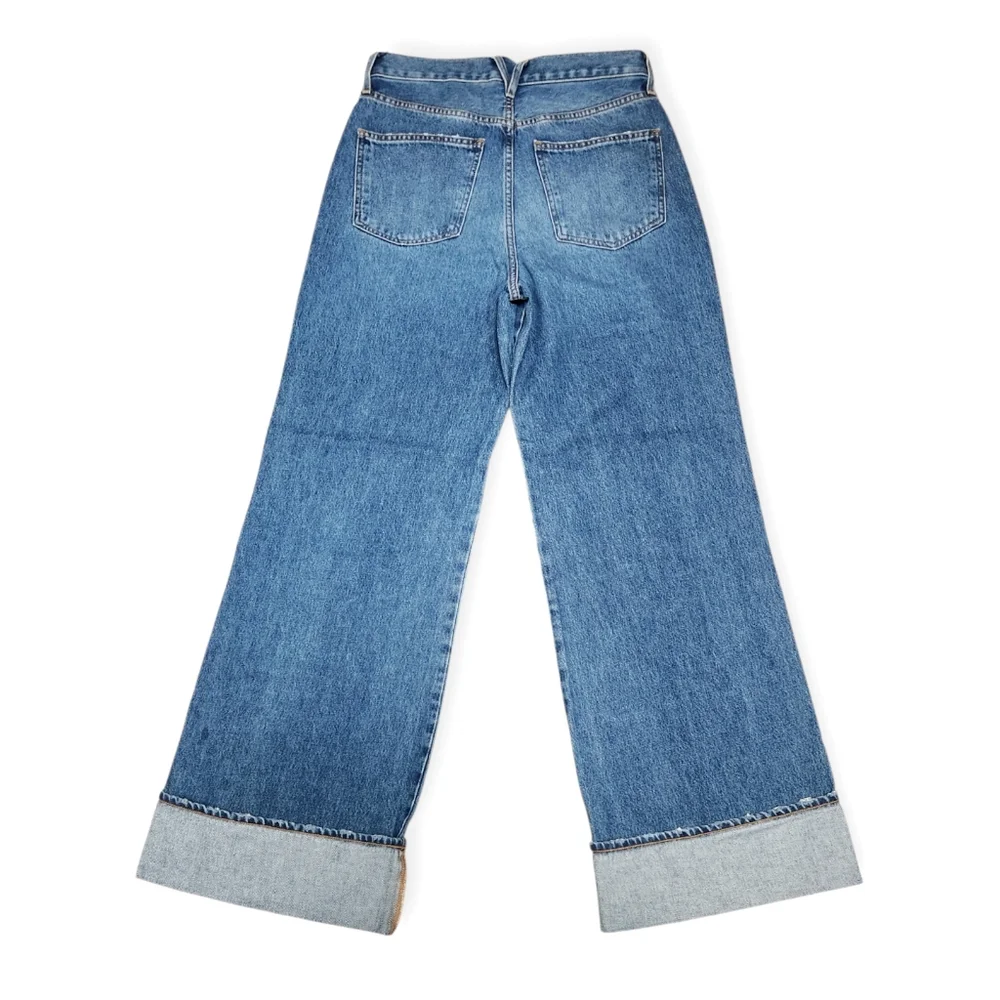VERONICA BEARD New TAYLOR High Rise Wide Legs Blue Jeans In Rebel Stone Size 29 - Picture 15 of 15